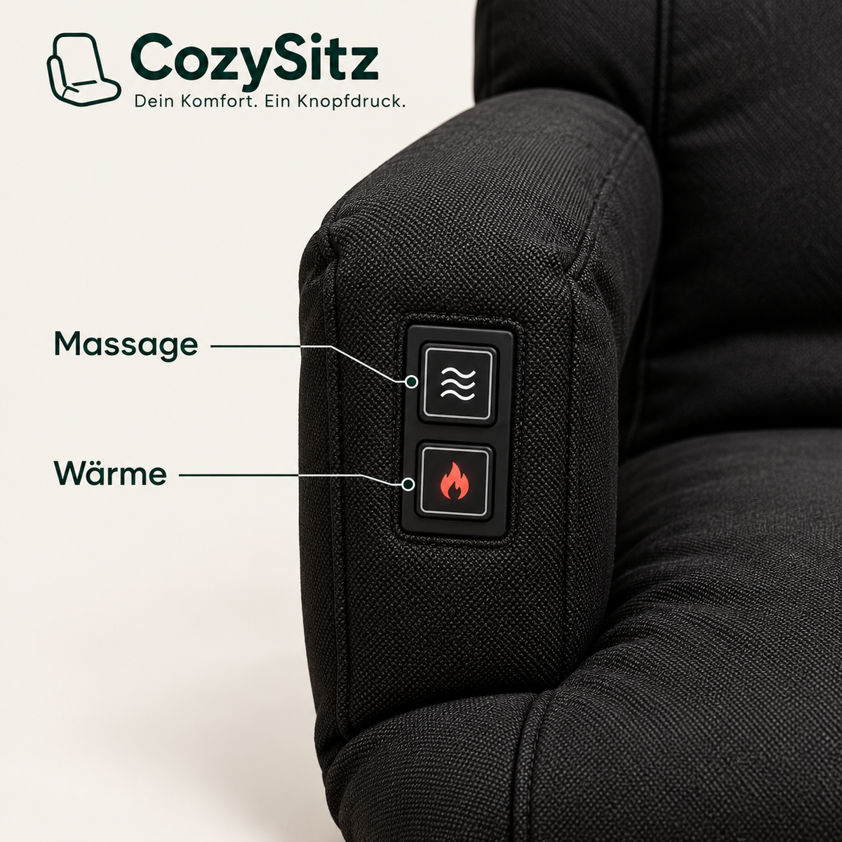 CozySitz – Wärme- & Massagesitz